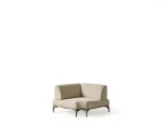 The Bolis Corner Sofa redefines the modern living space. With its unique texture and fabric, it offers a sophisticated modular solution for contemporary European homes.