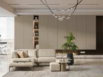 The Bolis Corner Sofa redefines the modern living space. With its unique texture and fabric, it offers a sophisticated modular solution for contemporary European homes.