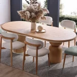 Caroli Dining Set (6 Chair, 1 Table)