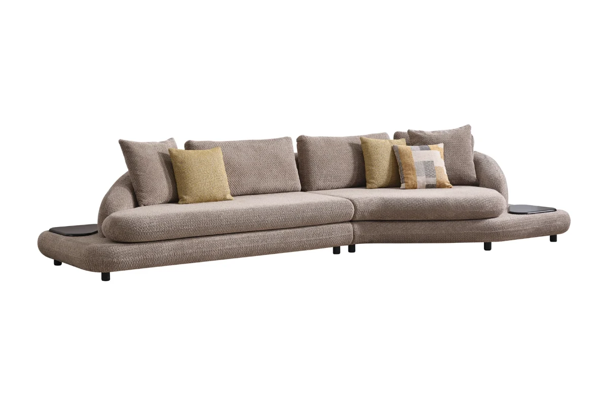 Experience ultimate comfort with the Cloud Sofa. Its modular design and trendy texture add a soft, organic touch to any modern European living space.