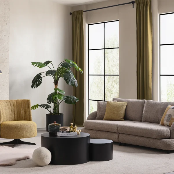 Transform your living space with the Cloud Sofa Set. It features organic shapes, stylish upholstery, and a modular design that adapts to your lifestyle and comfort needs.