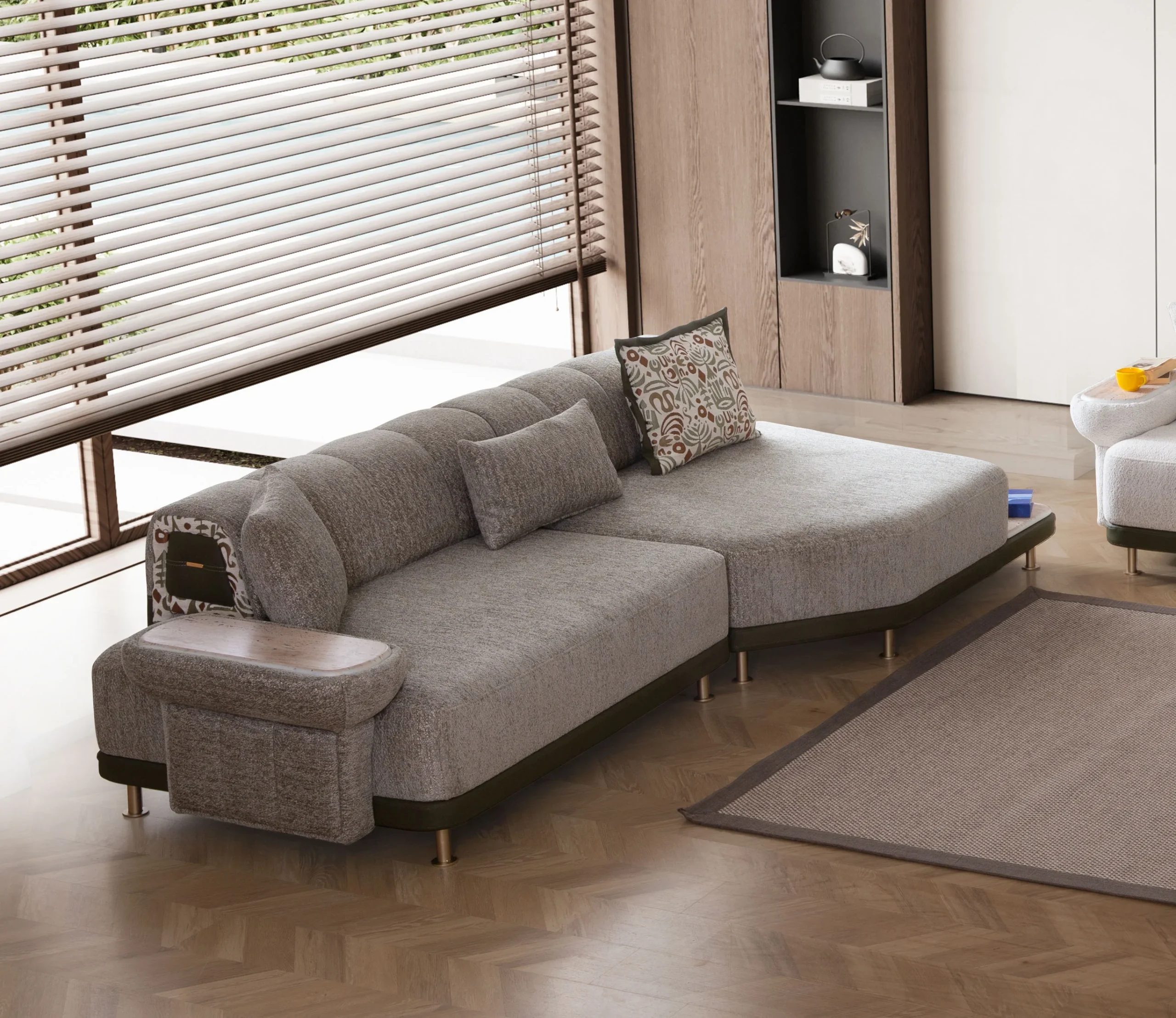 Dora Chaise Sofa - Sofa Turkey - Relax Sofas - Living Room Sofa 3 (2) Dora Chaise Sofa - Image 1