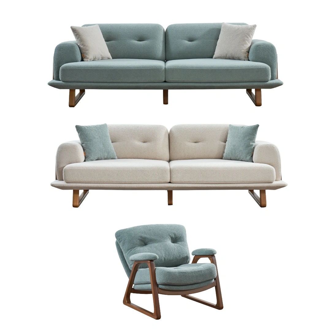 Echo Sofa Set SofaTurkey turkish furniture modern living room minimalist couch luxury designer furnitureE 1 Echo Sofa Set - Image 1