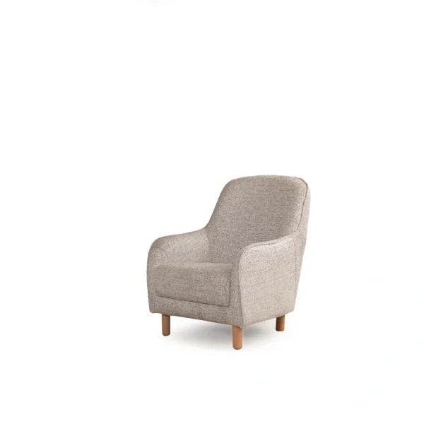 The Elina Armchair is a masterpiece of modern minimalism. With its soft curves and premium textured upholstery, it brings a touch of sophisticated comfort to every corner of your home.