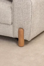 The Elina Sofa combines a simple and minimalist silhouette with rich tactile textures. With its ergonomic support and natural details, it creates the perfect focal point for any modern European home.