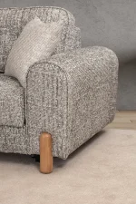 The Elina Sofa combines a simple and minimalist silhouette with rich tactile textures. With its ergonomic support and natural details, it creates the perfect focal point for any modern European home.