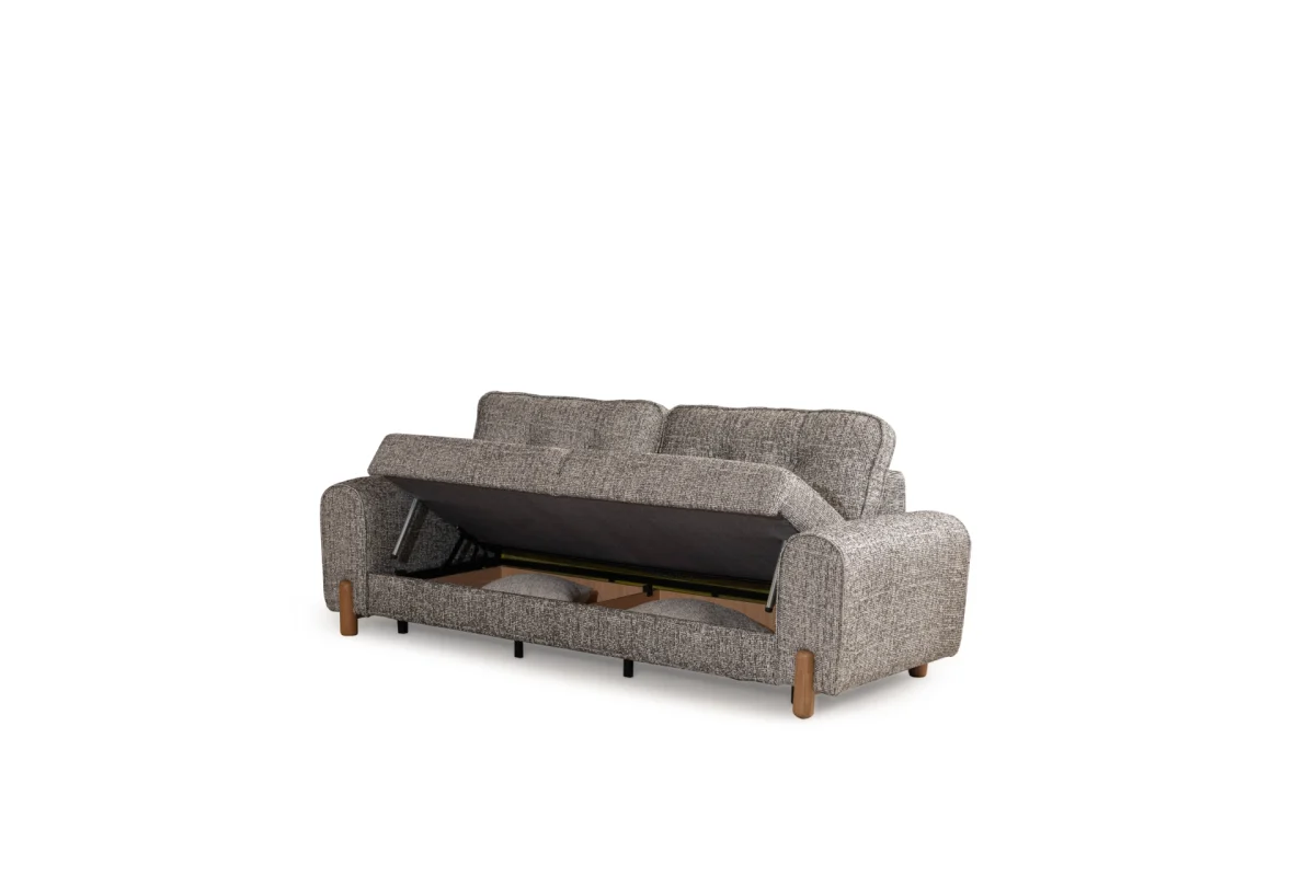 The Elina Sofa combines a simple and minimalist silhouette with rich tactile textures. With its ergonomic support and natural details, it creates the perfect focal point for any modern European home.