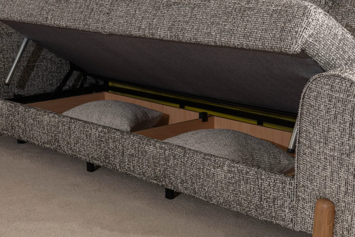 The Elina Sofa combines a simple and minimalist silhouette with rich tactile textures. With its ergonomic support and natural details, it creates the perfect focal point for any modern European home.