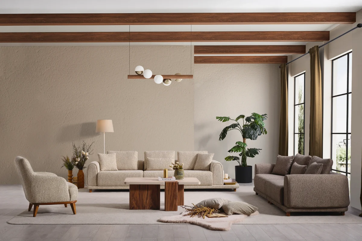 The Elysian Modular Corner Sofa redefines the seating experience with its cloud-soft comfort and stylish fabric upholstery. A versatile masterpiece designed for modern European living spaces.