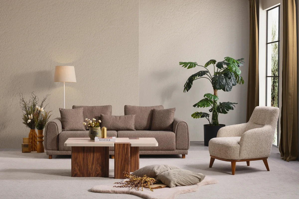 The Elysian Modular Corner Sofa redefines the seating experience with its cloud-soft comfort and stylish fabric upholstery. A versatile masterpiece designed for modern European living spaces.