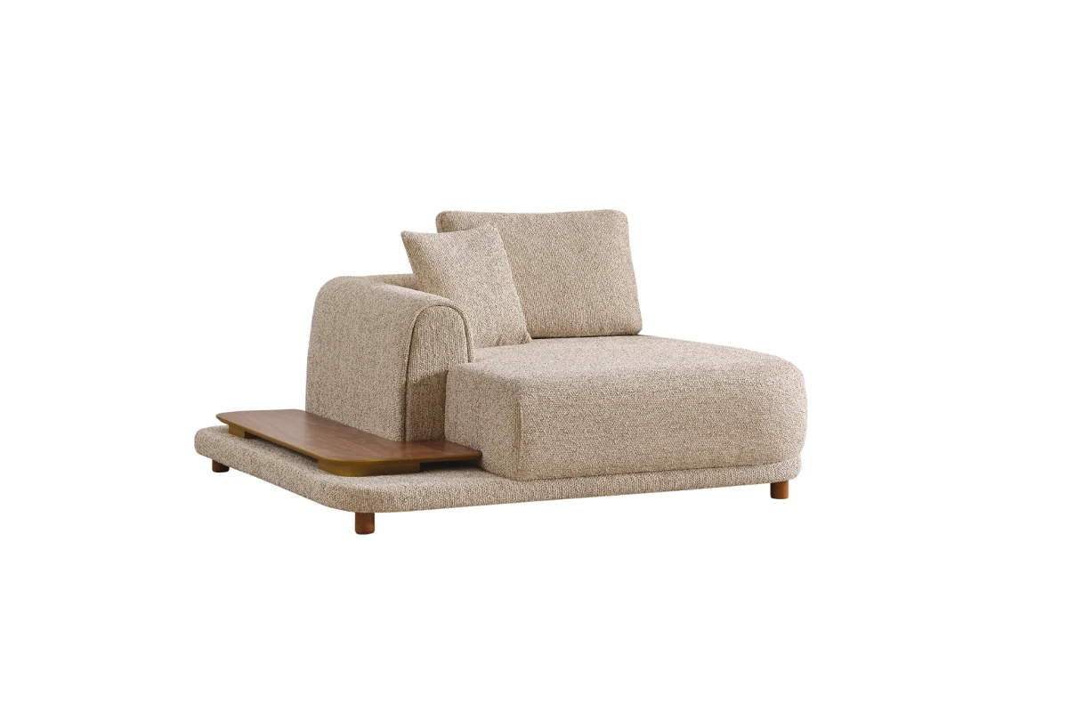 The Elysian Corner Sofa redefines seating with its cloud-like comfort, stylish upholstery, and integrated side tables. A versatile masterpiece for the modern European lifestyle.