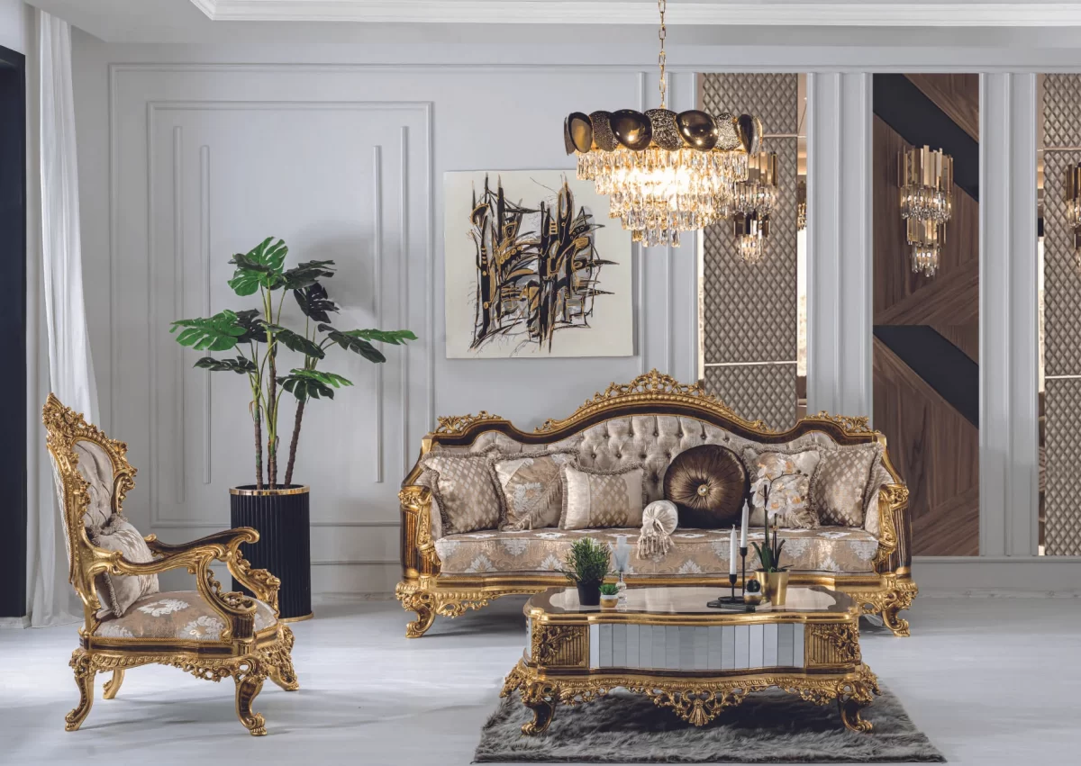 Empire Luxury Classic Sofa Set Premium Avant garde Sofa 4