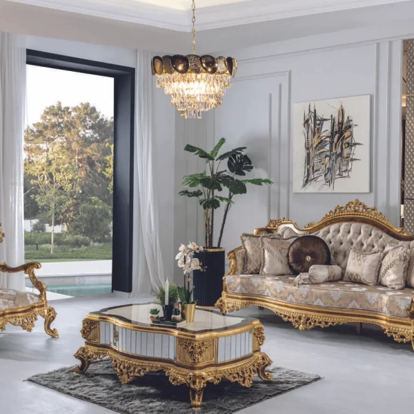 Empire Luxury Classic Sofa Set Premium Avant garde Sofa 7