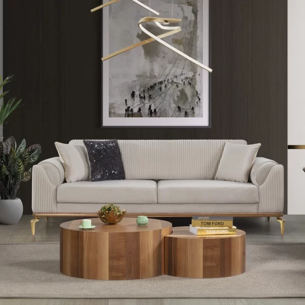 Ephesus Sofa Set striped back luxury modern style 10 scaled