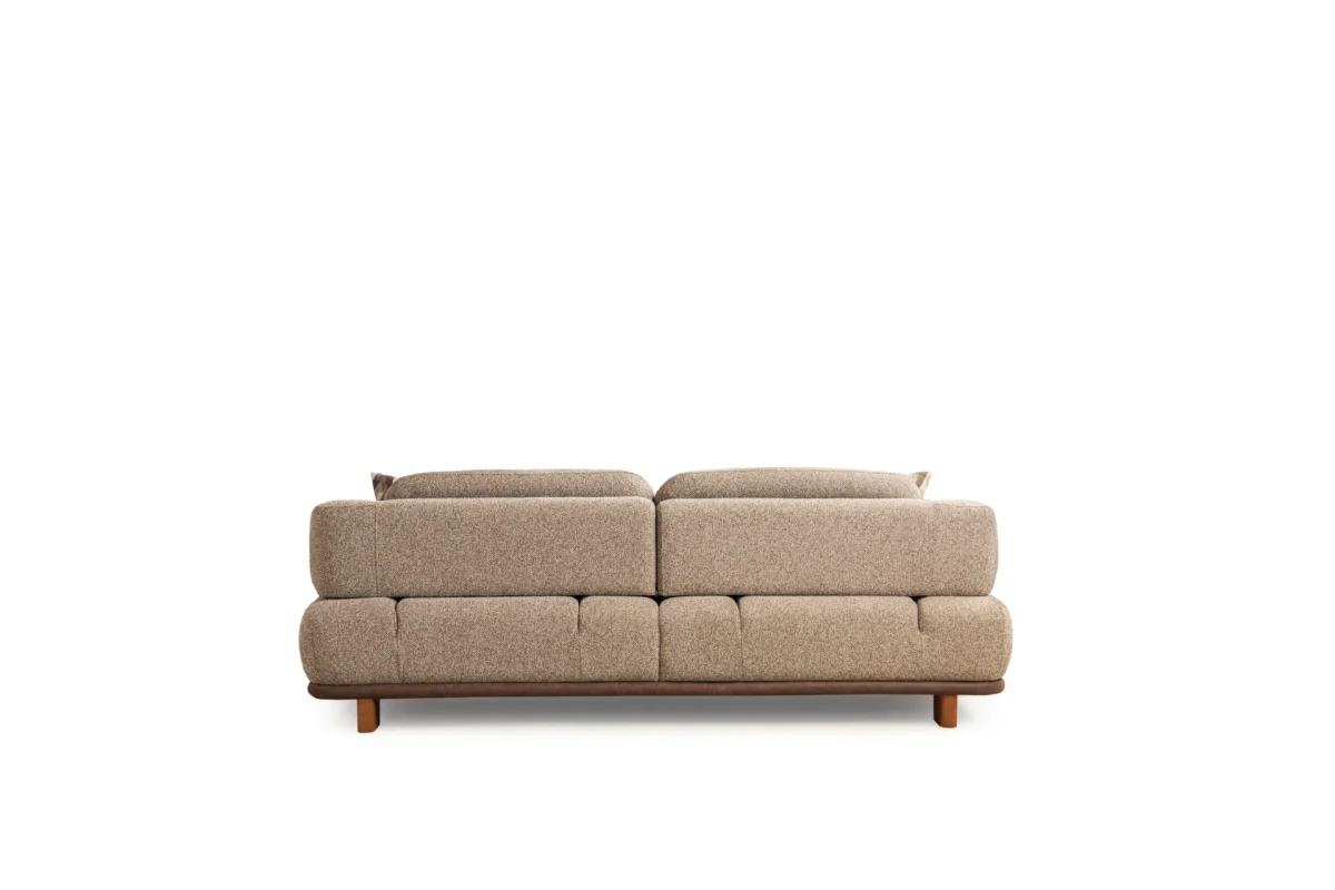 The Estelle Sofa Set combines the fashionable warmth of fabric with timeless elegance. It's the perfect centerpiece for a sophisticated European living room.