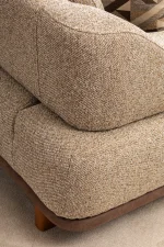 The Estelle Sofa Set combines the fashionable warmth of fabric with timeless elegance. It's the perfect centerpiece for a sophisticated European living room.