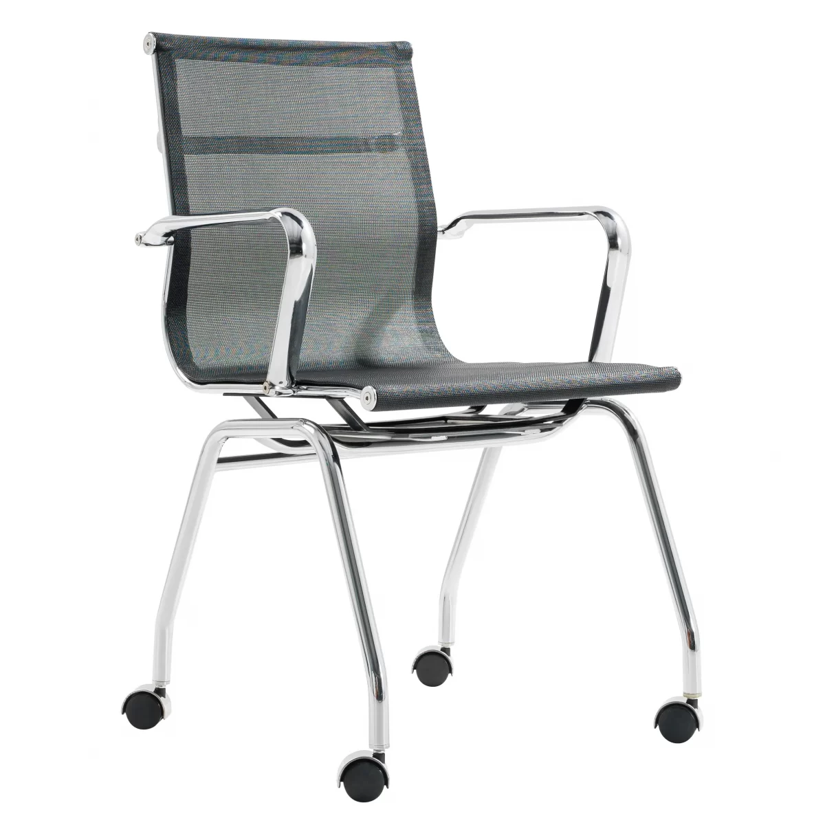 Eva Beta Office Meeting Chair with Wheels - Image 1