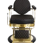 Stylowy, nowoczesny i elegancki fotel fryzjerski do salonu, barberowni,