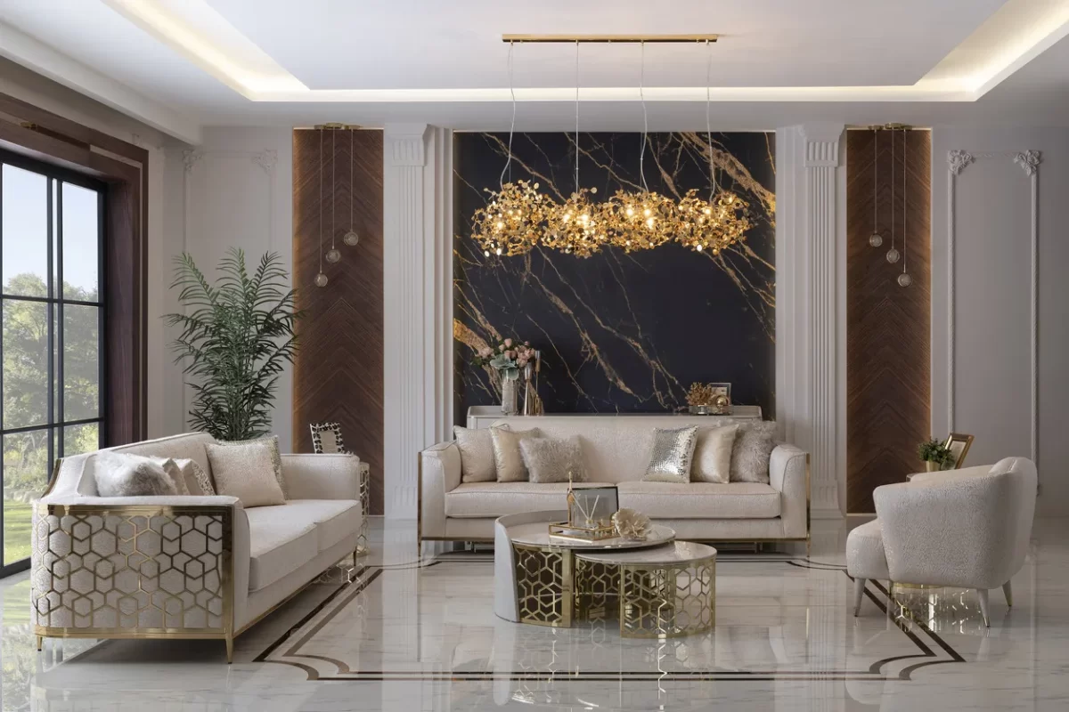 Ferras Sofa Set Luxury Sofa from Turkey 9