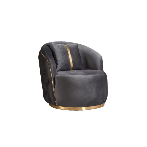 Fiona Sofa Set Tufted Quilted Sofa Style 2