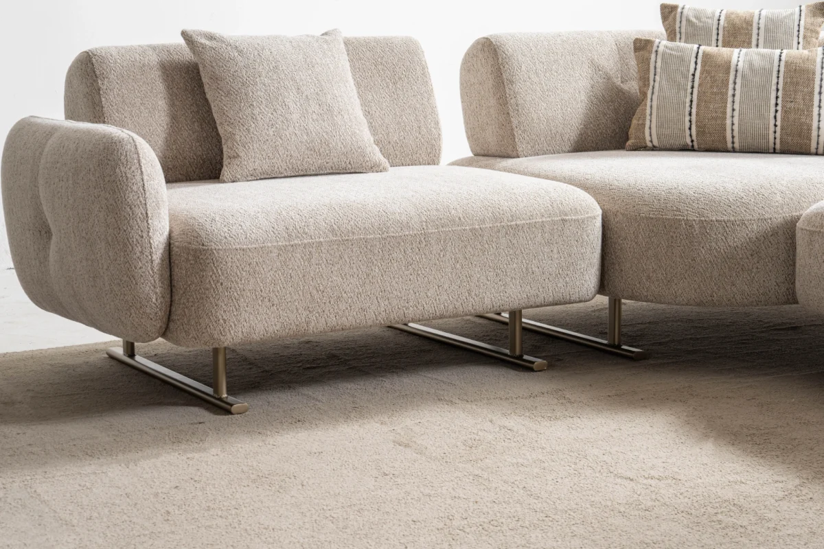 Experience superior comfort and style with the Flexa Corner Sofa. Customizable configurations and premium Turkish craftsmanship.