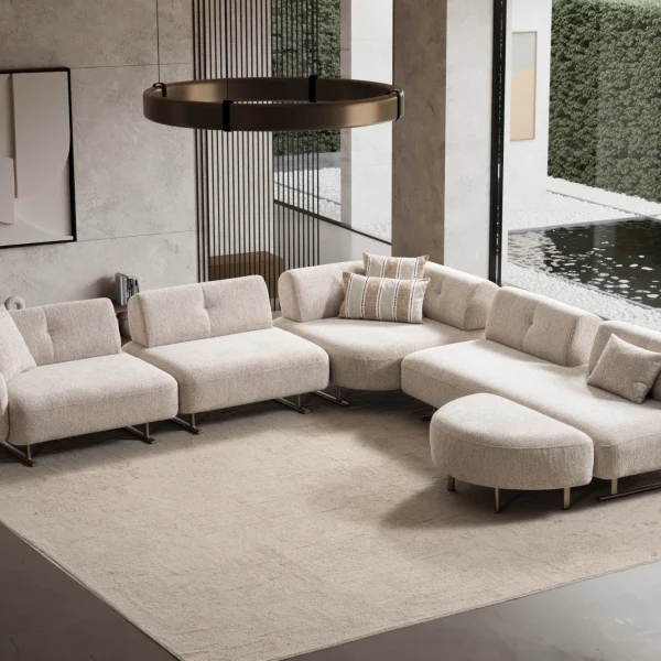 Experience superior comfort and style with the Flexa Corner Sofa. Customizable configurations and premium Turkish craftsmanship. Flexa Corner Sofa SofaTurkey Modular Design Comfort modern luxury Contemporary