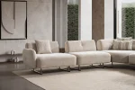 Experience superior comfort and style with the Flexa Corner Sofa. Customizable configurations and premium Turkish craftsmanship.