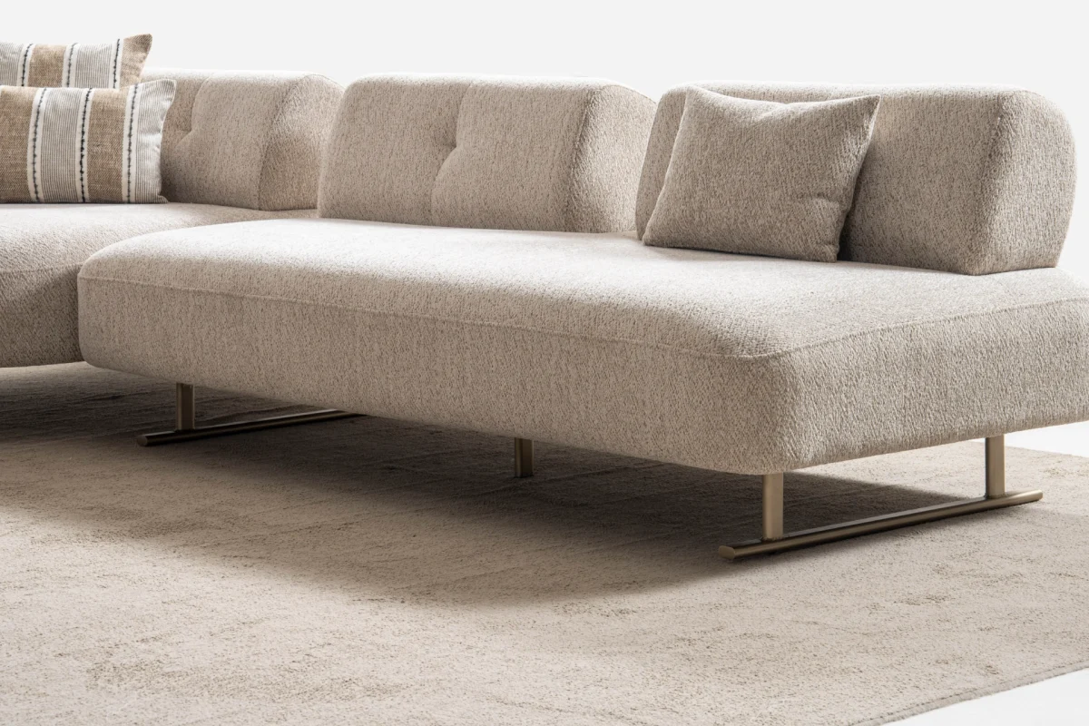 Experience superior comfort and style with the Flexa Corner Sofa. Customizable configurations and premium Turkish craftsmanship.