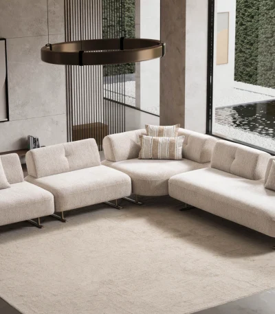 Experience superior comfort and style with the Flexa Corner Sofa. Customizable configurations and premium Turkish craftsmanship.