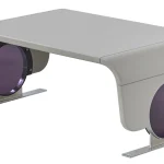 The Freya Middle Table is the perfect centerpiece for high-end office relaxation areas. With its bold geometric cuts and sleek, streamlined form, it redefines modern corporate style.