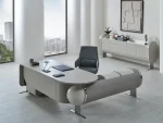 The Freya Office Set combines organic curves with professional elegance. It's a complete, futuristic solution for modern executives who value both avant-garde style and ergonomic comfort.