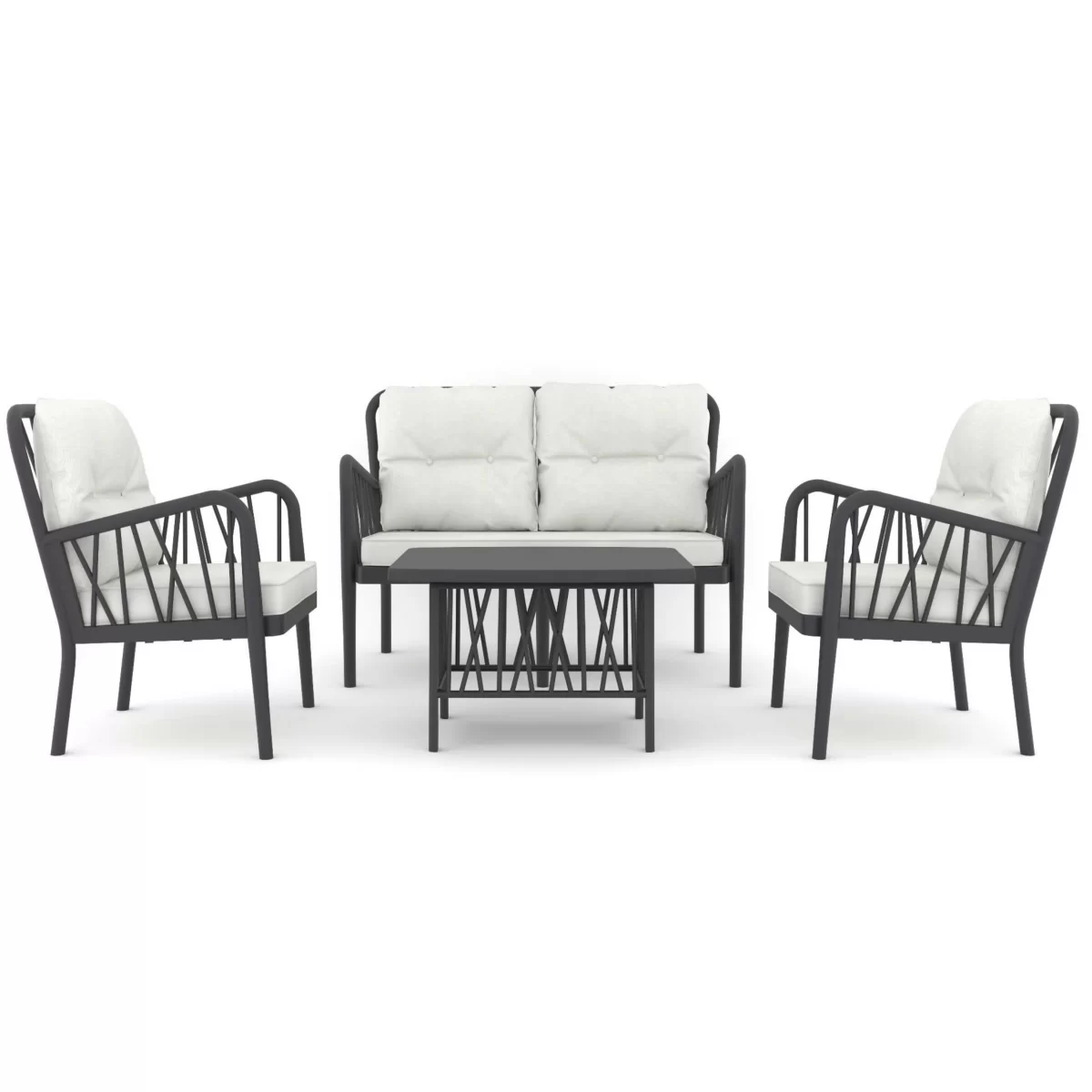 Galio Lounge Set Outdoor for balcony garden 3