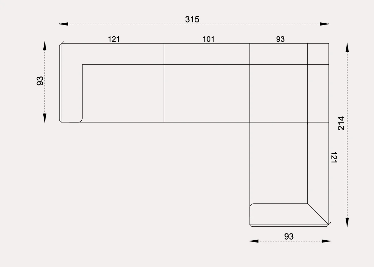 Grandeur Corner Sofa - Image 4