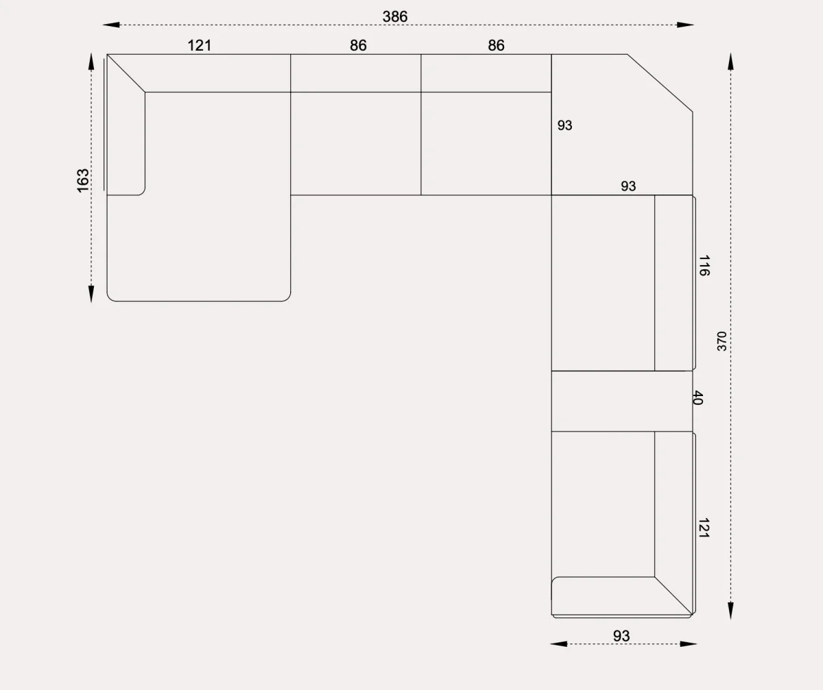 Grandeur XL Corner Sofa - Image 7
