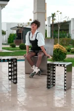 Inoxia Armchair - Stainless Steel Lounge Chair - Image 2