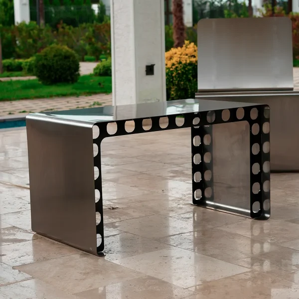 Inoxia Coffee Table - Stainless Steel Table