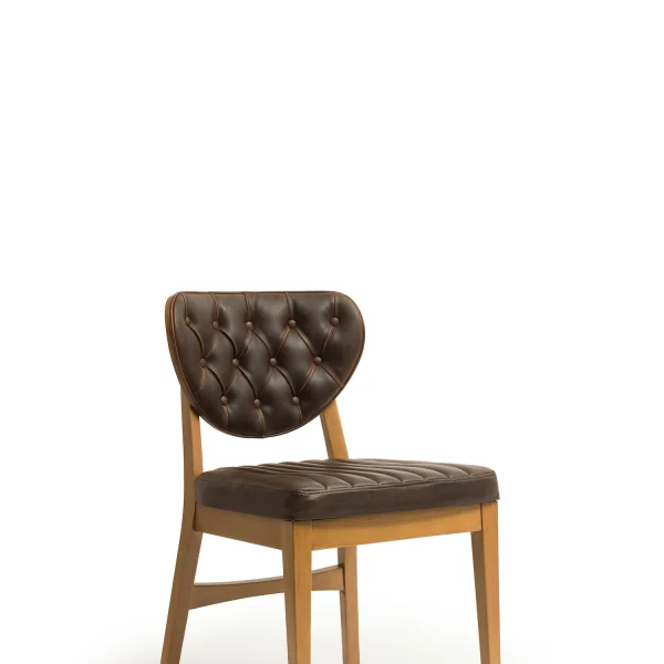 Stijlvolle, moderne en elegante stoel voor hotels, cafés en restaurants.