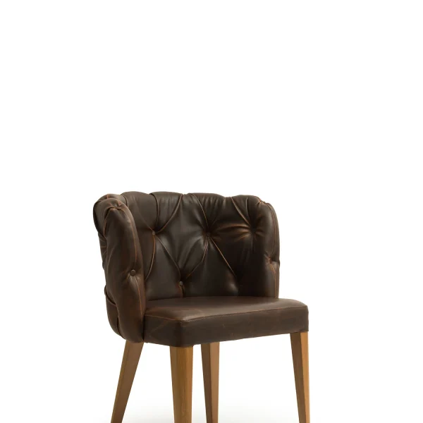 Stijlvolle, moderne en elegante stoel voor hotels, cafés en restaurants.