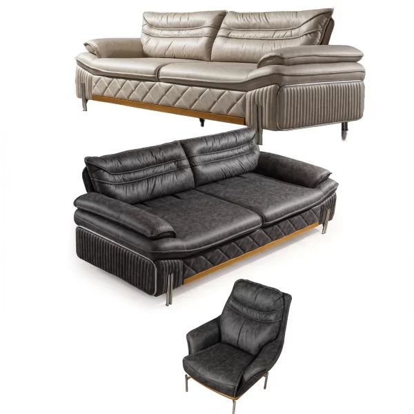 Kansas Sofa Set Modern Style Sofa 2
