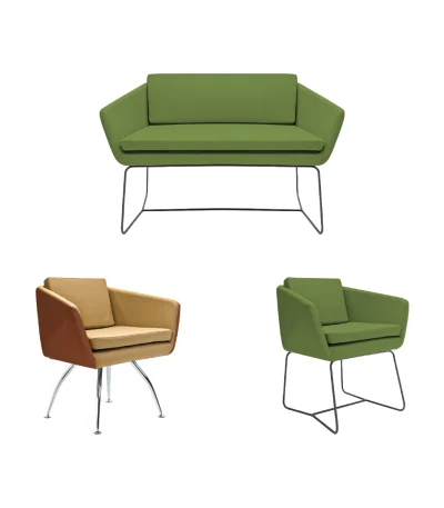 Refresh your workspace with the Koda Office Sofa Set. Minimalist frames and superior comfort.