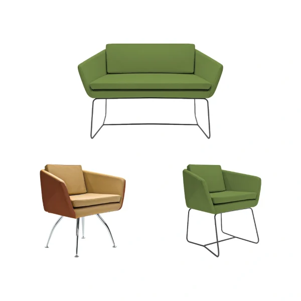 Refresh your workspace with the Koda Office Sofa Set. Minimalist frames and superior comfort.