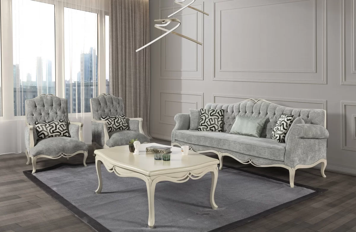 Lilium Luxury Classic Sofa Set Avangarde 3 3 1 Sofa Turkey