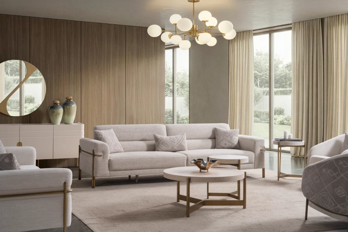 Lina Three Seater Sofa - Image 3
