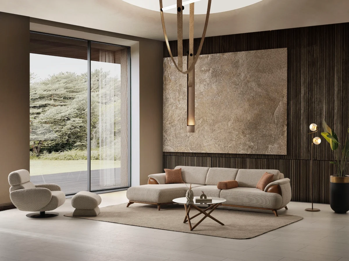 Loria Chaise Corner Sofa – 3 Modules - Image 4