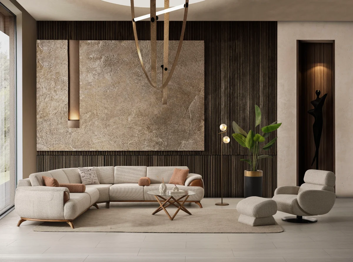 Loria Corner Sofa – 5 Modules - Image 3