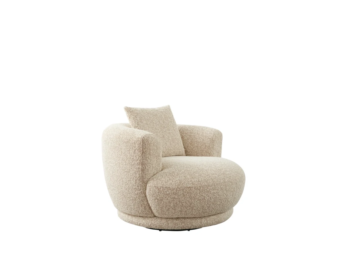 The Loris Armchair is a masterpiece of organic design. With its signature texture, it offers unparalleled comfort and style for any modern home.