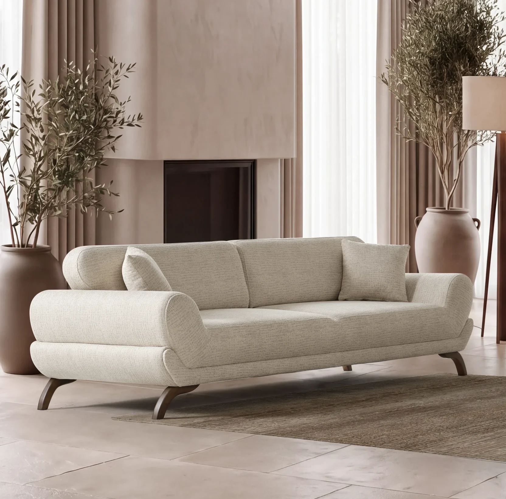 Madrid Sofa Set - Premium Turkish Furniture from Turkey-32239-2 Madrid sofa set