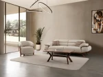 Experience the perfect blend of luxury and functionality with the Meira Sofa Set. Its elegant fabric is designed for the ultimate modern lifestyle.