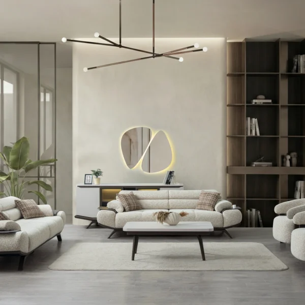 Experience the perfect blend of luxury and functionality with the Meira Sofa Set. Its elegant fabric is designed for the ultimate modern lifestyle.