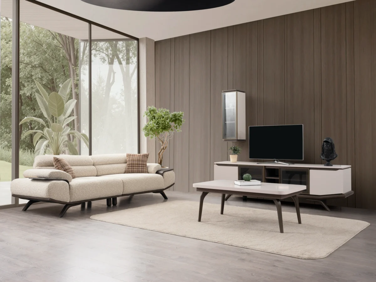 Experience the perfect blend of luxury and functionality with the Meira Sofa Set. Its elegant fabric is designed for the ultimate modern lifestyle.